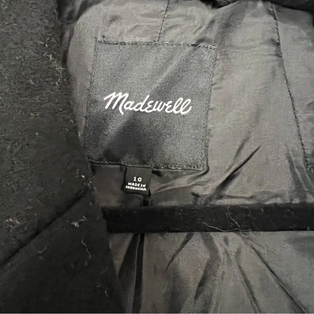 Madewell Atlas Cocoon coat - size 10 - Picture 10 of 13